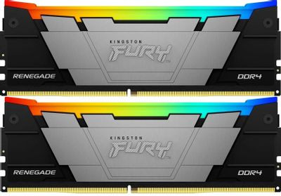 Оперативная память Kingston Fury Renegade KF432C16RB12AK2/32 DDR4 -  2x 16ГБ 3200МГц, DIMM,  Ret