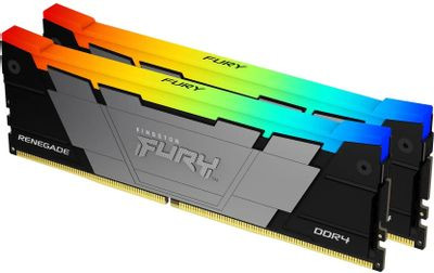Оперативная память Kingston Fury Renegade KF432C16RB12AK2/32 DDR4 -  2x 16ГБ 3200МГц, DIMM,  Ret