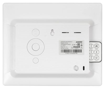 Цифровая фоторамка Digma PF-843 IPS,  8", белый [pf843w]