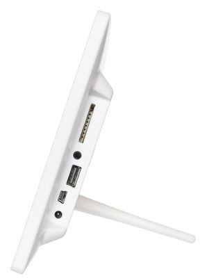 Цифровая фоторамка Digma PF-843 IPS,  8", белый [pf843w]
