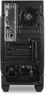 Компьютер iRU Game 320A5GE,  AMD Ryzen 5 5500,  DDR4 16ГБ, 512ГБ(SSD),  NVIDIA RTX3050 - 8 ГБ,  Free DOS,  черный [2000629]