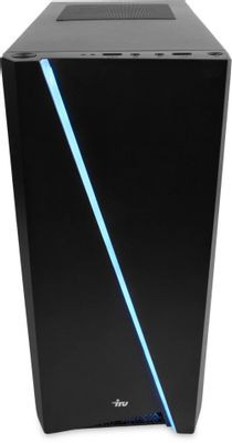 Компьютер iRU Game 320A5GE,  AMD Ryzen 5 5500,  DDR4 16ГБ, 512ГБ(SSD),  NVIDIA RTX3050 - 8 ГБ,  Free DOS,  черный [2000629]