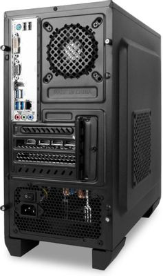 Компьютер iRU Game 320A5GE,  AMD Ryzen 5 5500,  DDR4 16ГБ, 512ГБ(SSD),  NVIDIA RTX3050 - 8 ГБ,  Free DOS,  черный [2000629]