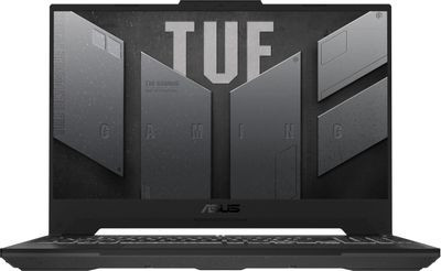 Ноутбук игровой ASUS TUF Gaming A15 FA507NU-LP141 15.6", 2023, IPS, AMD Ryzen 5 7535HS 3.3ГГц, 6-ядерный, 16ГБ DDR5, 512ГБ SSD,  NVIDIA GeForce  RTX 4050 для ноутбуков - 6 ГБ, без операционной системы, серый [90nr0eb5-m00fn0]
