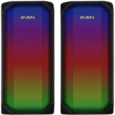 Колонки Bluetooth Sven 420,  2.0,  черный [sv-020965]