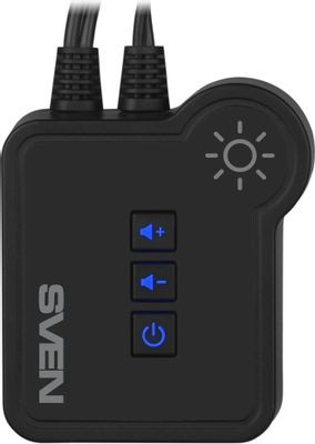 Колонки Bluetooth Sven 420,  2.0,  черный [sv-020965]