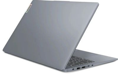 Ноутбук Lenovo IdeaPad Slim 3 15IAH8 15.6", 2023, IPS, Intel Core i5 12450H 2ГГц, 8-ядерный, 16ГБ LPDDR5, 512ГБ SSD,  Intel UHD Graphics, без операционной системы, серый [83er007qrk]