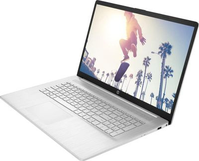 Ноутбук HP 17-cn3159mg 17.3", IPS, Intel Core i5 1334U 1.3ГГц, 10-ядерный, 16ГБ DDR4, 512ГБ SSD,  Intel Iris Xe graphics, Free DOS, серебристый [9q9k0ea]