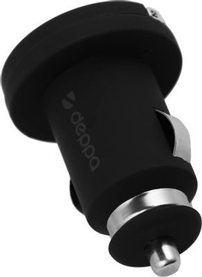 Автомобильное зарядное устройство Deppa 2xUSB,  10Вт,  2.1A,  черный [11204]