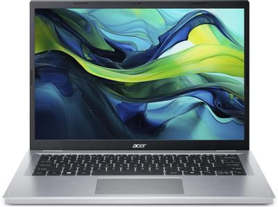 Ноутбук Acer Aspire Go AG14-21P-R4XC 14", IPS, AMD Ryzen 3 7320U 2.4ГГц, 4-ядерный, 8ГБ LPDDR5, 256ГБ SSD,  AMD Radeon, без операционной системы, серебристый [nx.kxdcd.008]