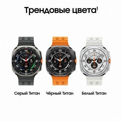 Смарт-часы Samsung Galaxy Watch Ultra LTE 47мм,  1.5",  черный/серый [sm-l705fztacau]