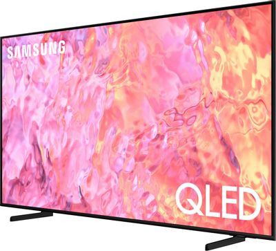 65" Телевизор Samsung QE65Q60CAUXRU, QLED, 4K Ultra HD, черный, СМАРТ ТВ, Tizen OS