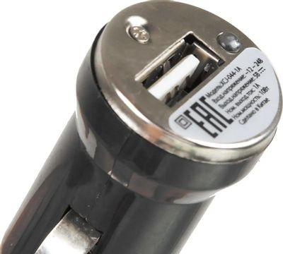 Автомобильное зарядное устройство Buro XCJ-044-1A,  USB,  5Вт,  1A,  черный