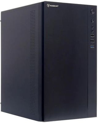 Компьютер RASKAT Standart 300,  Intel Core i3 14100,  DDR4 8ГБ, 256ГБ(SSD),  Intel UHD Graphics 730,  noOS,  черный [standart300165609]