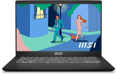 Ноутбук MSI Modern 14 C5M-012RU 14", IPS, AMD Ryzen 5 5625U 2.3ГГц, 6-ядерный, 16ГБ DDR4, 512ГБ SSD,  AMD Radeon, Windows 11 Home, черный [9s7-14jk12-012]