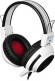 Гарнитура игровая Oklick HS-G300 ARMAGEDDON,  для компьютера, мониторные,  проводные, белый  / черный [361558]
