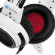 Гарнитура игровая Oklick HS-G300 ARMAGEDDON,  для компьютера, мониторные,  проводные, белый  / черный [361558]