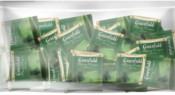 Greenfield Flying Dragon, 2 г х 100 пакетов, чай пакетированный, зеленый