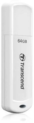 Флешка USB Transcend Jetflash 730 64ГБ, USB3.0, белый [ts64gjf730]