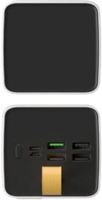 Внешний аккумулятор (Power Bank) PERO PB09,  50000мAч,  белый [pb09wh]