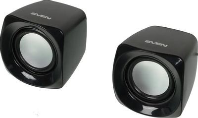 Колонки Sven 120,  2.0,  черный [sv-013493]