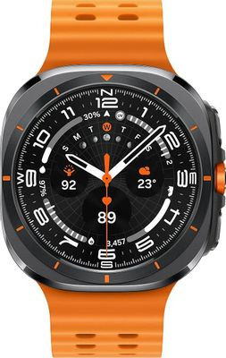 Смарт-часы Samsung Galaxy Watch Ultra LTE 47мм,  1.5",  оранжевый/черный [sm-l705fdaacau]