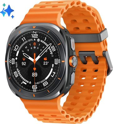 Смарт-часы Samsung Galaxy Watch Ultra LTE 47мм,  1.5",  оранжевый/черный [sm-l705fdaacau]