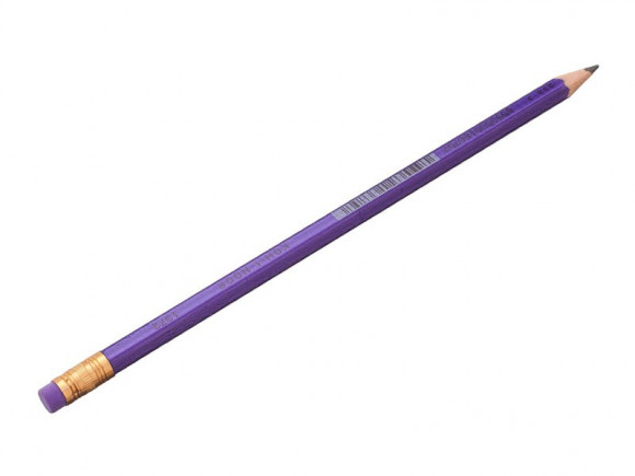 Карандаш чернографитный Koh-i-noor, заточен, с ластиком, НВ