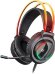 Гарнитура игровая Defender Flame,  для компьютера и игровых консолей, накладные,  проводные, черный  [64555]