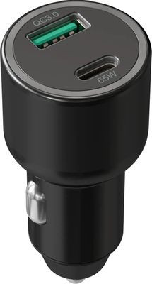 Автомобильное зарядное устройство Wiiix UCC-7-2-10,  USB + USB type-C,  18Вт,  3.25A,  черный