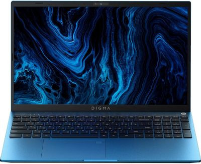 Ноутбук Digma Pro Sprint M 15.6", 2023, IPS, Intel Core i7 1165G7 2.8ГГц, 4-ядерный, 16ГБ DDR4, 512ГБ SSD,  Intel Iris Xe graphics, Windows 11 Professional, синий [dn15p7-adxw03]