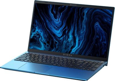 Ноутбук Digma Pro Sprint M 15.6", 2023, IPS, Intel Core i7 1165G7 2.8ГГц, 4-ядерный, 16ГБ DDR4, 512ГБ SSD,  Intel Iris Xe graphics, Windows 11 Professional, синий [dn15p7-adxw03]