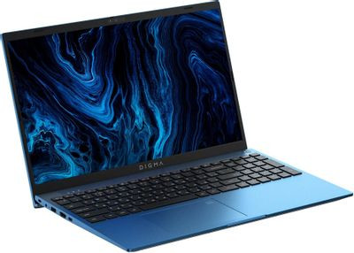 Ноутбук Digma Pro Sprint M 15.6", 2023, IPS, Intel Core i7 1165G7 2.8ГГц, 4-ядерный, 16ГБ DDR4, 512ГБ SSD,  Intel Iris Xe graphics, Windows 11 Professional, синий [dn15p7-adxw03]