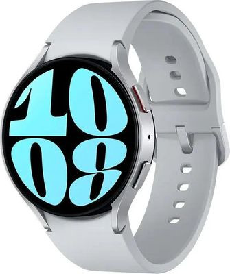 Смарт-часы Samsung Galaxy Watch 6 44мм,  1.5",  серый/серебристый [sm-r940nzsacis(kz)]