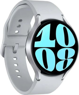 Смарт-часы Samsung Galaxy Watch 6 44мм,  1.5",  серый/серебристый [sm-r940nzsacis(kz)]