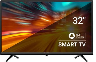 32" Телевизор SunWind SUN-LED32XS305, FULL HD, черный, СМАРТ ТВ, YaOS 32" Телевизор SunWind SUN-LED32XS305, FULL HD, черный, СМАРТ ТВ, YaOS