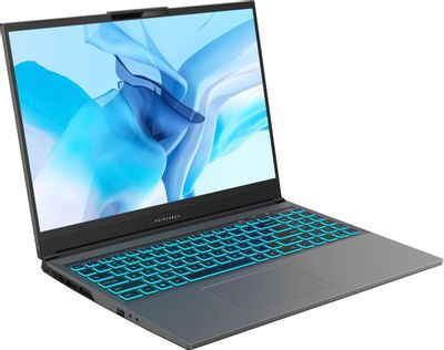 Ноутбук игровой MAIBENBEN X16A-R77445 16", IPS, AMD Ryzen 7 7435H 3.1ГГц, 8-ядерный, 16ГБ DDR5, 512ГБ SSD,  NVIDIA GeForce  RTX 4050 для ноутбуков - 6 ГБ, Linux, серый [x16a-r77445ffslgre0]