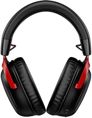 Гарнитура игровая HYPERX Cloud III,  для компьютера и игровых консолей, мониторные,  радио, черный  / красный [77z46aa]