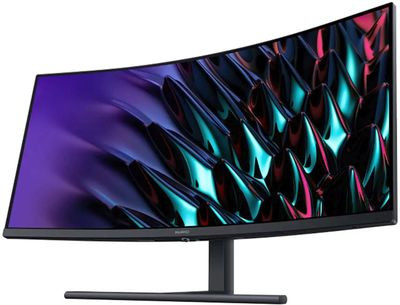 34" Монитор Huawei MateView GT ZQE-CBA,  3440x1440,  VA,  190Гц,  2хHDMI,  1хDP,  1хType-С, изогнутый, черный [53061123]
