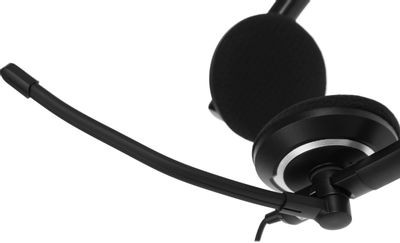 Гарнитура Acer OHW307,  для компьютера, накладные,  проводные, черный [zl.hdsee.002]