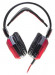 Гарнитура игровая Oklick HS-L900G HURRICANE,  для компьютера, мониторные,  проводные, черный  / красный [472660]