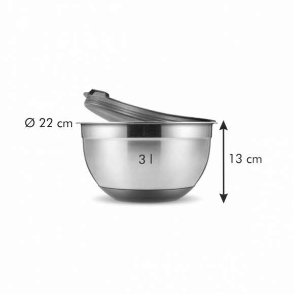 Миска с крышкой Tescoma GrandCHEF ø 20 см, 3.0 л, (428601)