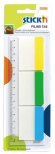 Разделители STICK`N 21359, 37x50 мм, 3 цв х 10 лист