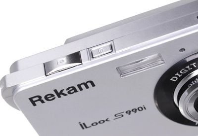 Цифровой компактный фотоаппарат Rekam iLook S990i,  серебристый