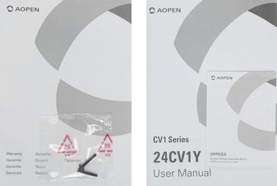 23.8" Монитор AOpen 24CV1Ybi,  1920x1080,  VA,  75Гц,  1хHDMI,  черный [um.qc1ee.002]