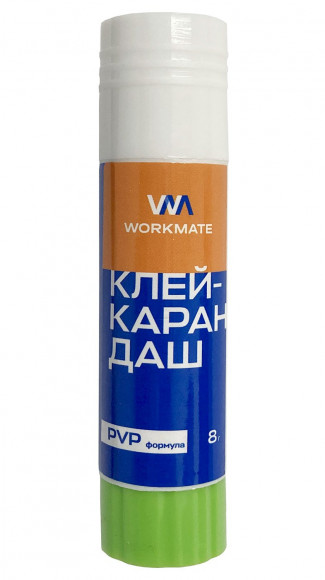 Клей-карандаш Workmate с улучшенной формулой PVP, 8 г