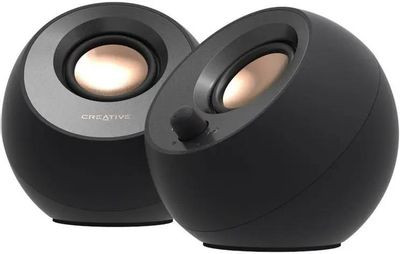 Колонки Bluetooth Creative Pebble V3 MF1700,  2.0,  черный [51mf1700aa000]