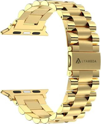 Ремешок LYAMBDA DS-APG-02-40-GL для Apple Watch Series 3/4/5/6/SE/7, золотистый