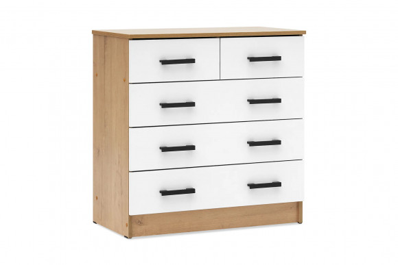 Комод К800-3/2 дуб вотан / белый - купить с доставкой по России