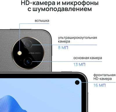 11" Планшет Huawei MatePad Pro 11 GOT-W29 8/256 GB 870 Wi-Fi, 2560 x 1600, HarmonyOS 3, черный [53013gdt]